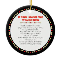 Funny Things I Learned From My Basset Hound Christmas Ornaments