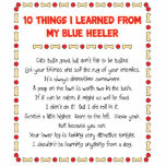 Funny Things I Learned From My Blue Heeler Photo Cut Out