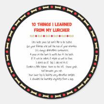 Funny Things I Learned From My Lurcher Stickers