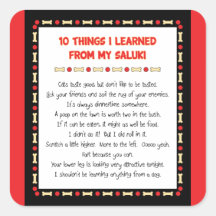 Funny Things I Learned From My Saluki Sticker