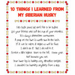 Funny Things I Learned From My Siberian Husky photo sculptures