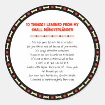Funny Things I Learned From My Small Münsterländer Stickers