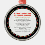 Funny Things I Learned From My Standard Schnauzer Ornament
