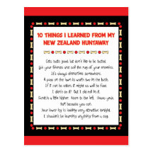 Funny Things I Learned From New Zealand Huntaway Postcards