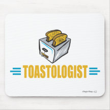 Funny Toast Mouse Pad