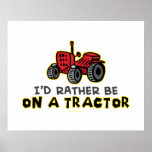 Funny Tractor Print