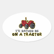 Funny Tractor Stickers