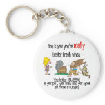 Funny Trailer Park Shirt keychains