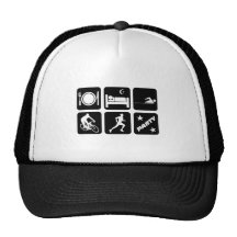 Funny triathlon hat