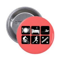 Funny triathlon pins