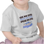 Funny Triplet Boys (Speak Hear See No Evil ) t-shirts