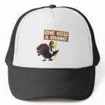 Funny Turkey spoof peace hats