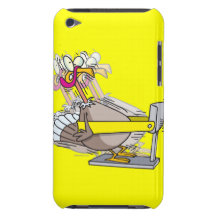 funny turkey thanksgiving diet cartoon iPod Case-Mate cases