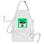 funny ufo alien abduction area 51 joke apron
