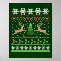Funny Ugly Christmas Sweater Posters