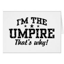 Funny Umpire Cards