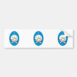 funny underwater golf ball holding its nose bumper stickers