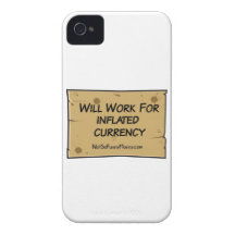 Funny Unemployment - Inflated Currency Case-Mate iPhone 4 Case