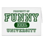 Funny University cards