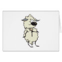 funny unzipping wool sheep cards
