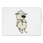 funny unzipping wool sheep cards
