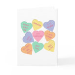 Funny Valentine's Day conversation hearts cards