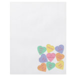 Funny Valentine's Day conversation hearts flyers