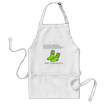 funny valentine's day poem apron