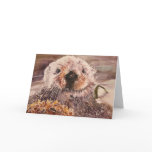 Funny Valentine's Day Sea Otter Significant Otter cards