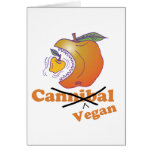 funny vegan apple cards