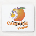 funny vegan apple mousepads