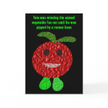 Funny Vegetable Greeting Card