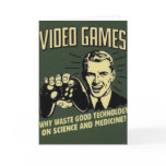 Funny Video Game Saying cards