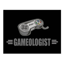 Funny Video Gaming Post Card
