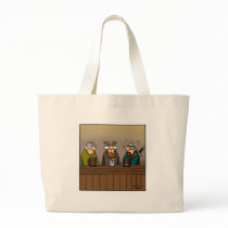 Funny Viking Drinking Cartoon Canvas Bags