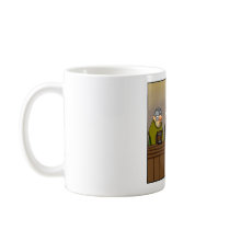 Funny Viking Drinking Cartoon Coffee Mugs