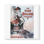 funny vintage burlesque poster woman stove magnets