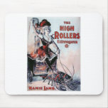 funny vintage burlesque poster woman stove mousepads