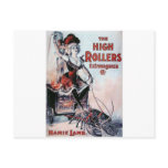 funny vintage burlesque poster woman stove postcards