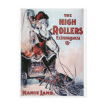 funny vintage burlesque poster woman stove postcards