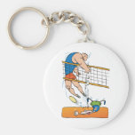 Funny Volleyball Keychain