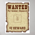 Funny Wanted Poster posters