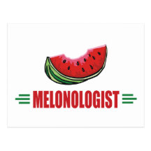 Funny Watermelon Postcard