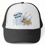 Funny Weave Poles Dog Agility Mesh Hat
