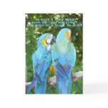 Funny Wedding Anniversary!-Blue Parrot Humour Card
