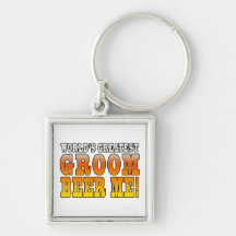Funny Weddings Parties : Worlds Greatest Groom Key Chains