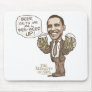Funny Wee Weed Up Obama Beer Gear Mouse Pads