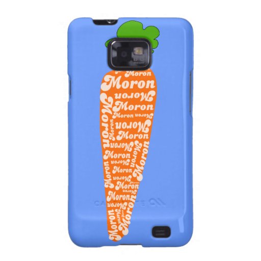 Funny Welsh Word for Carrot: Moron Galaxy S2 Case