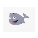 funny whale postcards