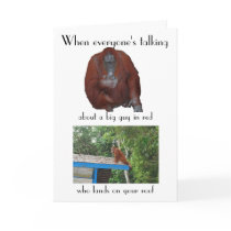 Funny Wildlife Christmas Card